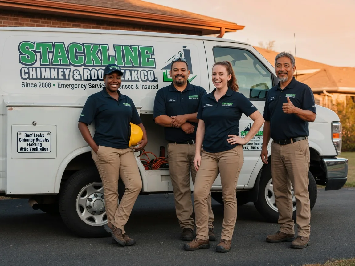 Chimney flashing repair company in Glencoe, AR